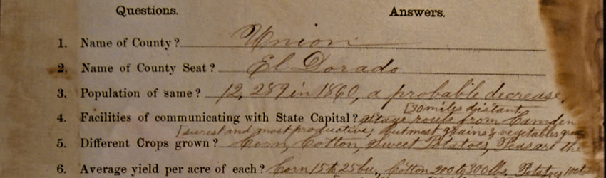 1868 Report detailed land statistics page