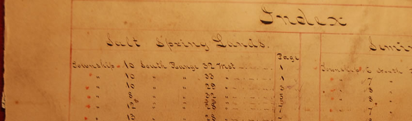Saline and Seminary Land Records