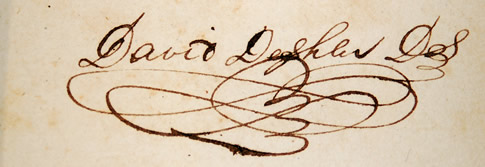 Portrait of David Deshler, surveyor and civil engineer who built the first railroad west of the Alleghenies (1798-1871)