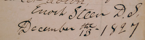 Portrait of Enoch Steen, surveyor and U.S. Dragoons officer who served 30 years on the frontier (1800-1880)